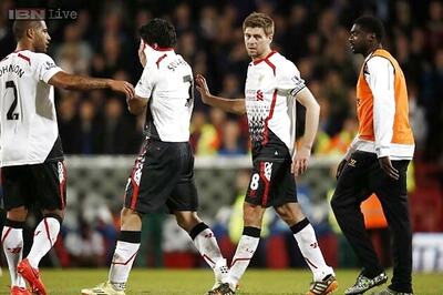 Watch: Luis Suarez crying after Liverpool's title dreams dashed by Crystal Palace