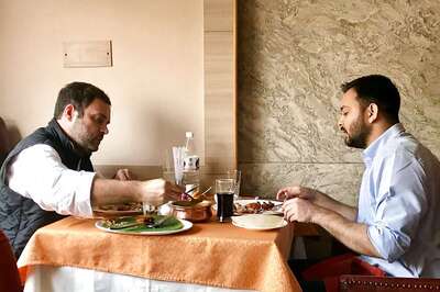 After ‘Wonderful’ Lunch With Rahul Gandhi, Tejashwi Yadav Tweets Appreciation