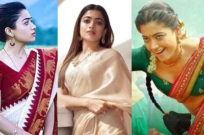 From Srivalli’s to Geetanjali’s Saree - Here’s Rashmika Mandanna’s Most Loved Saree Looks!