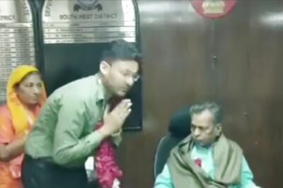 South-west Delhi DM Offers Official Chair to Priest, Video Goes Viral | WATCH