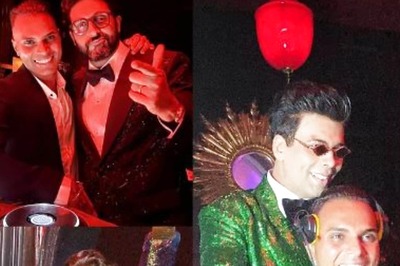 Karan Johar’s 50th Birthday Bash: Abhishek Bachhan, Ranveer Singh and KJo Pose With DJ Ganesh; See Pics