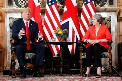 Donald Trump Vows 'Great' Trade Deal With UK, Abruptly Changing Tack on May's Brexit Plan