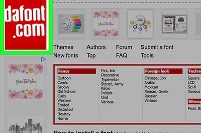 How to Download Fonts from Dafont