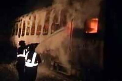 Tirupati-bound train catches fire in Andhra