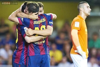 Lionel Messi sets up Barcelona's 1-0 win at Villarreal