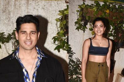 Rashmika Turns Up the Heat in Black Bralette, Sidharth Looks Dashing at Mission Majnu Premiere