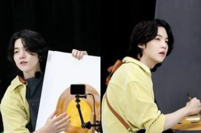 BTS: 'Artist Yoongi Oppa' Takes Over Instagram as Suga Picks Up the Paint Brush, See Pics