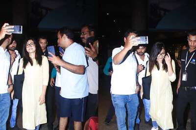 Rashmika Mandanna Brutally Mobbed at Mumbai Airport, Bodyguard Comes to Her Rescue; Watch