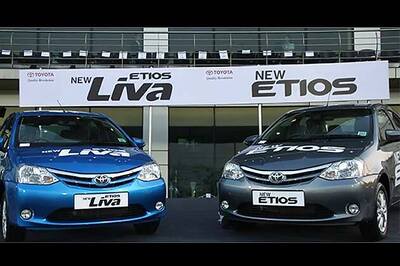 New Toyota Liva, Etios launched in India at Rs 4.46 onwards