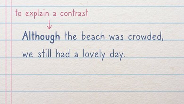How to Use Although in a Sentence