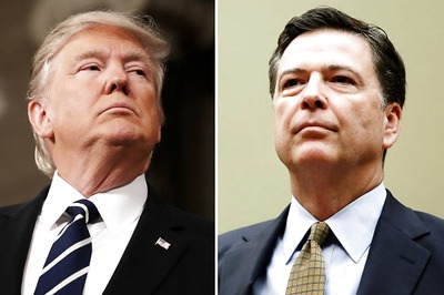 Trump Wishes Ex-FBI Boss Comey 'Luck' For Blockbuster Testimony