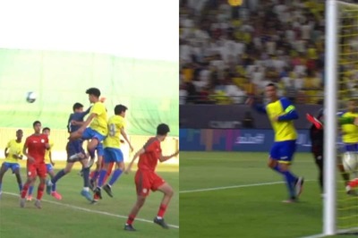 WATCH: Cristiano Ronaldo's Son Recreates Spectacular Header Goal of His For Al-Nassr U-13 Squad