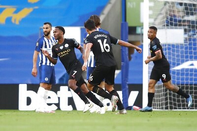 Premier League: Raheem Sterling Nets Hat-trick as Manchester City Hit Brighton for Five