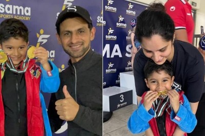 Shoaib Malik And Sania Mirza Celebrate Son Izhaan's Maiden Victory In Swimming