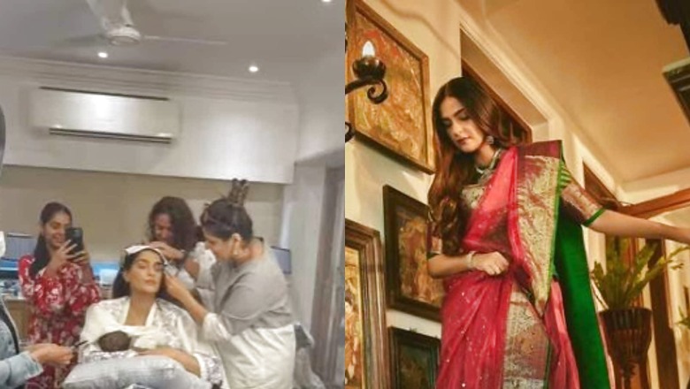 Sonam Kapoor Breastfeeds Her Son While Dressing Up for Karva Chauth, Anand Ahuja Praises Her