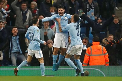 Man City's Sergio Aguero Heads Last-gasp Winner in League Cup Semi-final