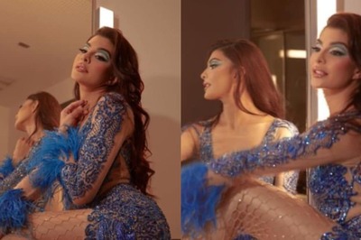 Sexy! Jacqueline Fernandez Sizzles In A Blue See-Through Bodysuit, Flaunts Her Toned Legs; See Hot Photos
