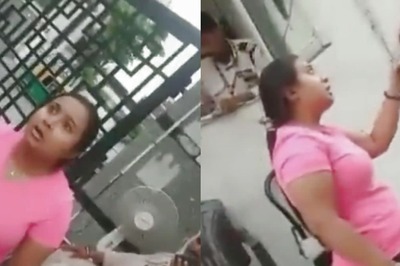Noida Woman Engages in Heated Verbal Exchange With Security Guard Over Parking Issue