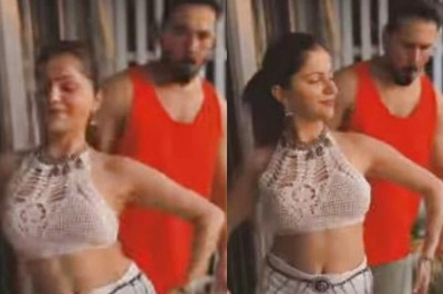 Rubina Dilaik Performs Belly Dance As She Tries To Get Husband Abhinav Shukla’s Attention; Watch Video