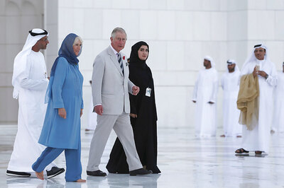 Britain's Prince Charles, Camilla Visit UAE Mosque on Tour