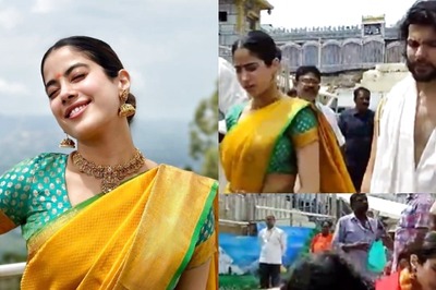 Janhvi Kapoor, Shikhar Pahariya Seek Blessings At Tirupati Temple On Sridevi's Birth Anniversary | Watch