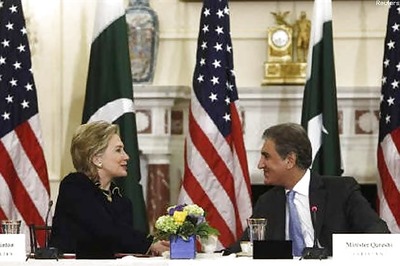 Pak sings Kashmir tune in talks with US