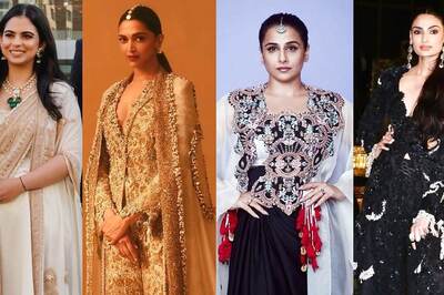 Isha Ambani Piramal, Deepika Padukone, Vidya Balan, Athiya Shetty Make a Statement in Anamika Khanna Designs
