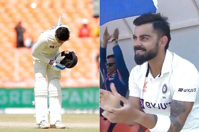 IND vs AUS, 4th Test: Kohli's Reaction to Shubman Gill's First Test Hundred in India is Pure Gold - WATCH