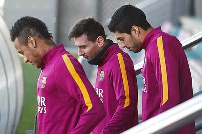 Suarez owes his Barcelona success to adapting game to Messi and Neymar's styles