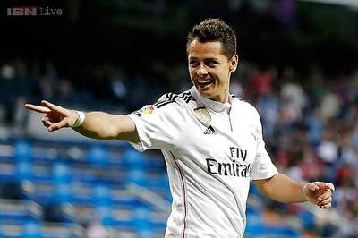 Javier Hernandez calm about his club future