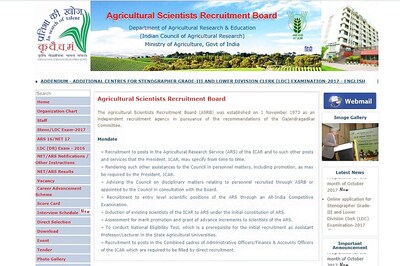 ASRB Recruitment 2017 - Grade III Stenographer and LDC – 173 Vacancies, Apply efore September 25th at asrb.org.in