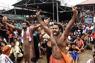 Sabarimala Tense as Kerala Police Force Two Women to Abandon Trek After Protesters Block Path