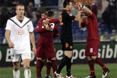 Roma beat Bordeaux to win Group A
