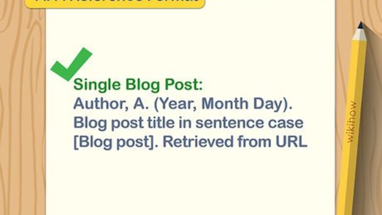 How to Cite a Blog in APA