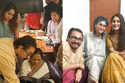 Aamir Khan Celebrates Mom's 89th Birthday, Ex-Wife Kiran Rao And Daughter Ira Khan Join