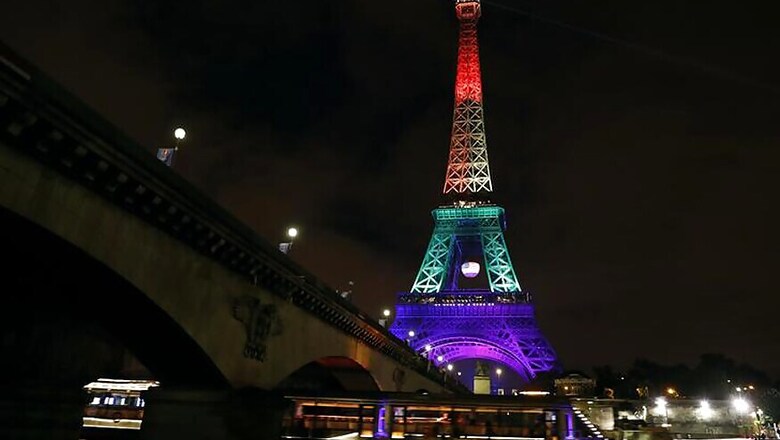 Eiffel Tower Lights Up in Rainbow Colours in Memory of Orlando Victims