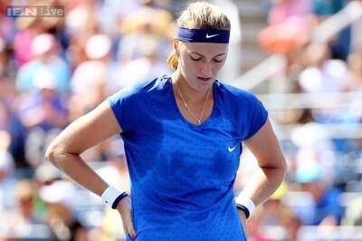Wimbledon champion Petra Kvitova crashes out of US Open