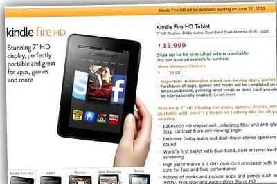 Amazon Kindle Fire HD, Kindle Fire HD 8.9 coming to India on June 27