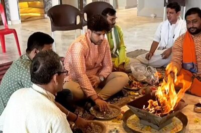 Karan Kundrra Performs Grih Pravesh Puja As He Shifts To His New Luxury Residence | Photos