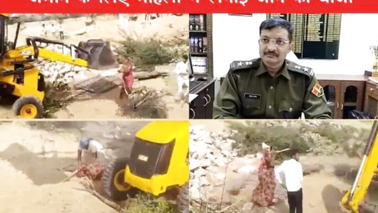 Shocking Video From Rajasthan's Barmer Shows JCB Machine Trying to Mow Down Woman