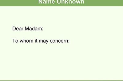 How to Address a Woman in a Business Letter