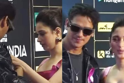 Tamannaah Bhatia Helps BF Vijay Varma With His Silver Chain On Red Carpet; Watch Viral Video