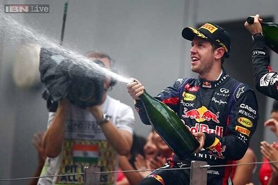 Sebastian Vettel wins Indian Grand Prix, secures 4th consecutive F1 title
