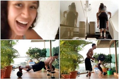 Video of Eban Hymas, Krishna Shroff Working Out Together is Couple Goals