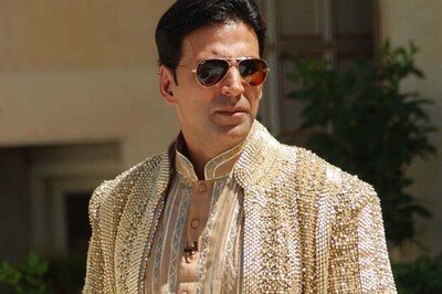 Diamond-studded sherwani for Akki