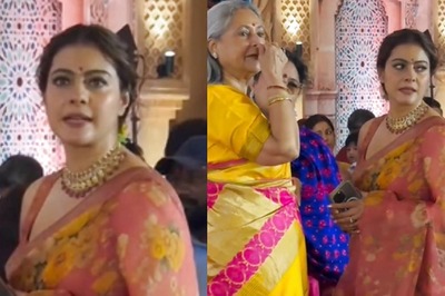 Kajol Looks ANNOYED After Devotees Blow Whistle at Her Durga Puja Pandal | Watch Video