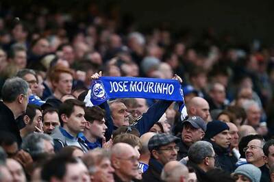 Players booed as Chelsea fans express dismay at Jose Mourinho's exit