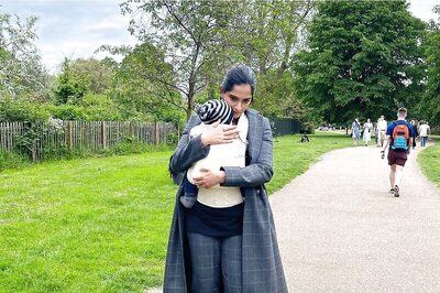 Anand Ahuja Drops A Cute Pic Of Mommy Sonam Kapoor Holding Son Vayu Close As They Walk In Park