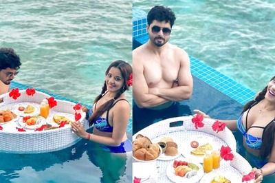 Bhojpuri Actress Monalisa Sizzles in Bikini During Maldives Vacation