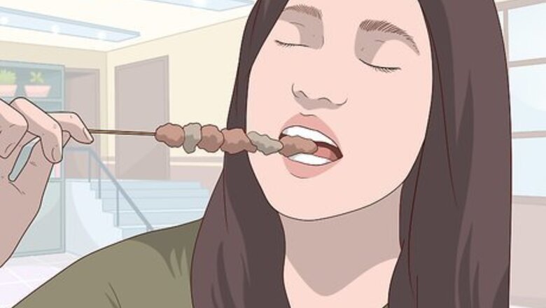 How to Eat Food on a Stick
